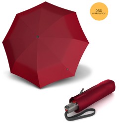 Зонт складной Knirps T.100 Small Duomatic Dark Red UV Protection Kn95-3100-1510