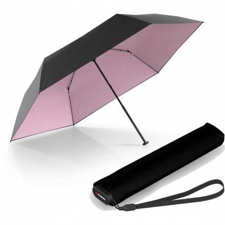 Зонт Knirps US.050 Ultra Light Slim Manual Black Rose HeatShield Kn95-0050-1009
