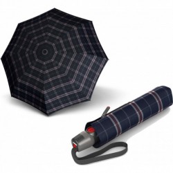 Knirps T.200 Medium Duomatic Check Navy Kn95 3201 5990