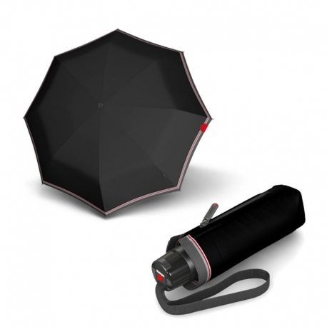 Зонт складной Knirps T.010 Small Manual Id Black Kn9530104050