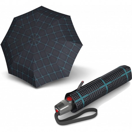 Зонт Knirps T.200 Medium Duomatic Sherlock Aqua Kn95-3201-7058